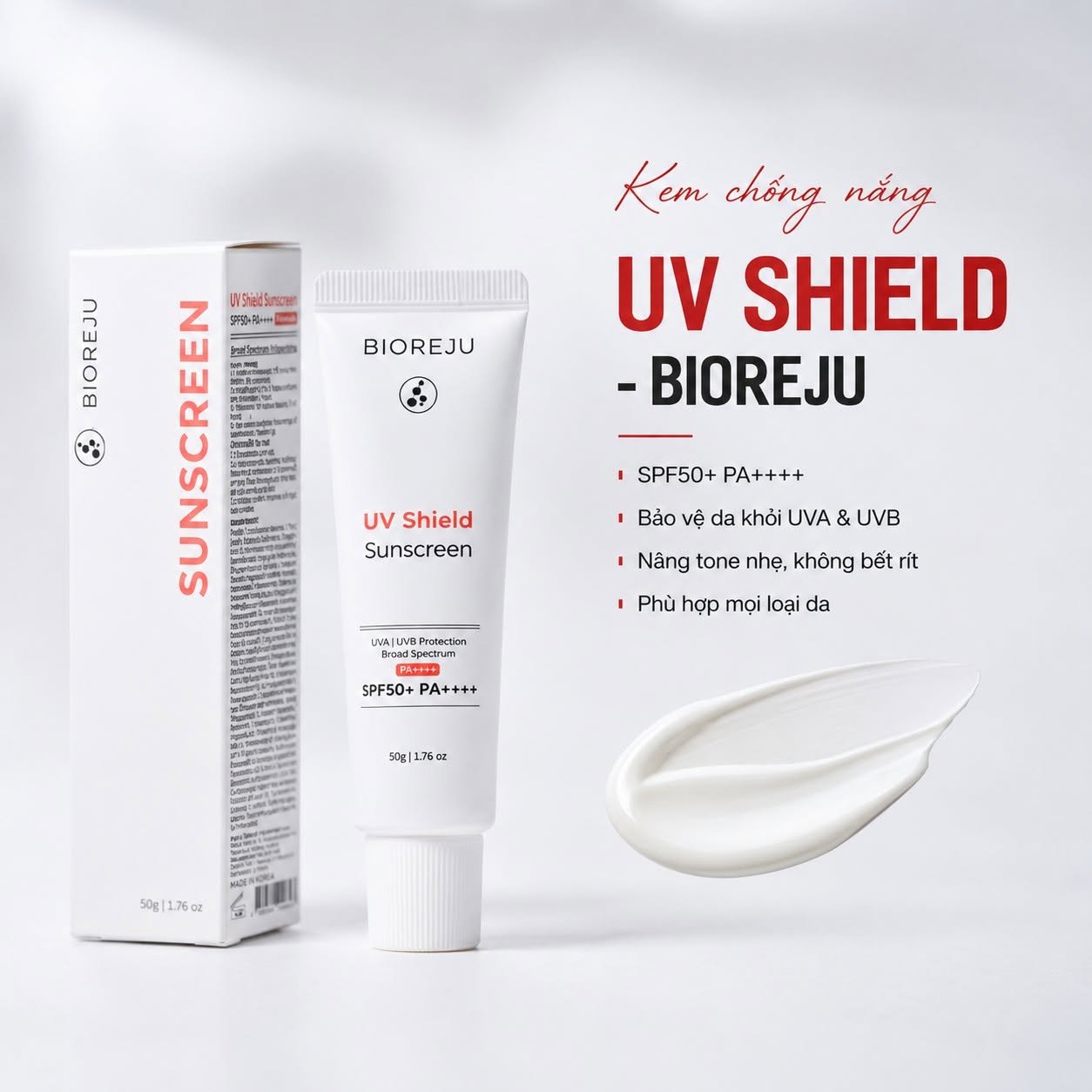 Bioreju UV Shield Sunscreen SPF50+ PA++++